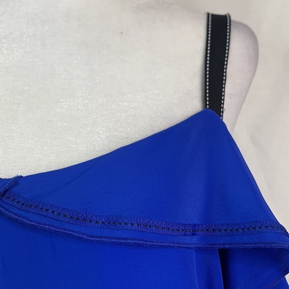 Gibson Latimer Blue Cold Shoulder Top- NWT - Picture 4 of 14